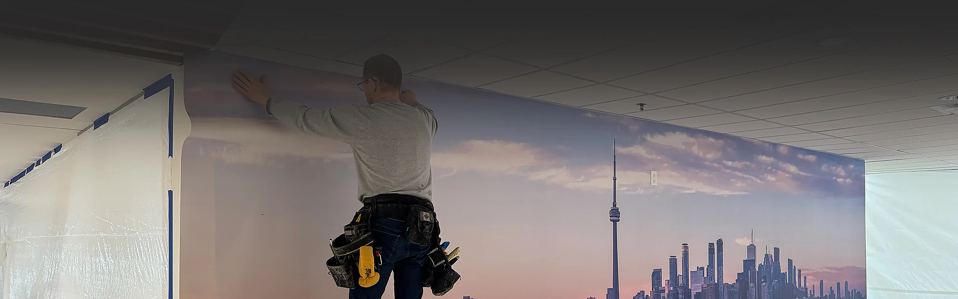 Commercial wallcovering installation Toronto
